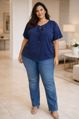 BLUSA ESTILO  CIGANINHA DE VISCOSE  TAM 46 