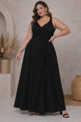 VESTIDO  LONGO VISCOLYCRA  TRANSPASSADO  TAM   52