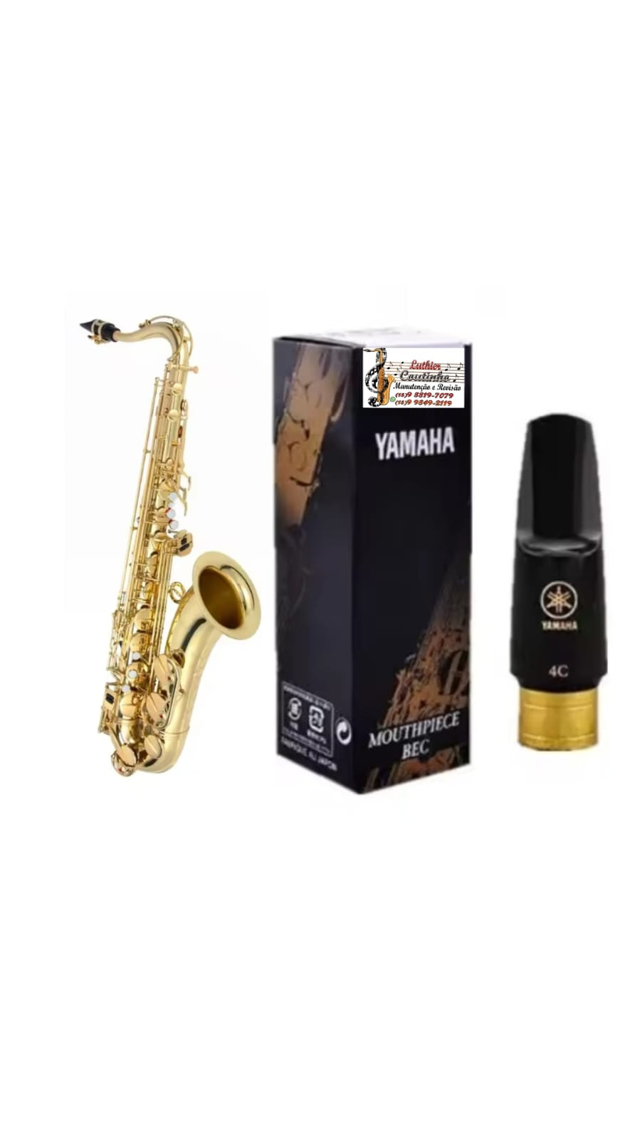 Boquilha Original Yamaha Semi Metal  Sax Tenor 6c