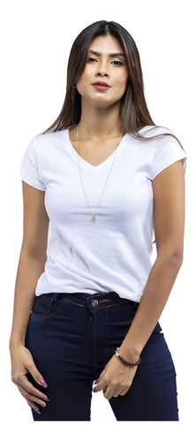 Blusinha Feminina Baby Look - Tecido Viscolycra Manga Curta