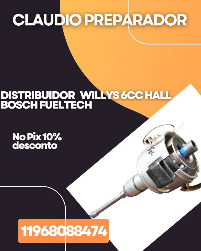 Distribuidor Willys 6cc Fueltech 