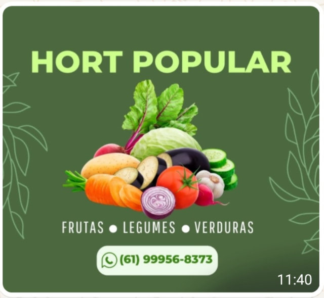 Hortfruti popular Nosso parceiro comercial ceilandia sul df prazo 12 meses....
